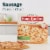 Home Run Inn Sausage Classic Crust Frozen Pizza Perspective: right