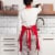 Now Designs Red Unisex Kitchen Apron with Adjustable Straps Perspective: right