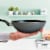 T-fal® Easy Care 8.5" Mini Wok - Black Perspective: right
