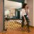 Evenflo Expansion Swing Extra-Wide Farmhouse Gate - Dark Wood Perspective: right