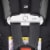 Evenflo All4One DLX Convertible Washable Car Seat w/SensorSafe, Kingsley Black Perspective: right
