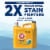 Arm & Hammer™ Mega Value Clean Burst™ Laundry Detergent Perspective: right