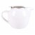 BIA Cordon Bleu Teapot with Stainless Steel Infuser - White Perspective: right