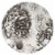 BIA Cordon Bleu Peony Salad Plate - Gray Perspective: right
