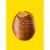 REESE'S Milk Chocolate Peanut Butter Creme Easter Candy Egg Perspective: right