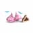 HERSHEY'S HUGS Milk Chocolate and White Creme Valentine Candy Bag Perspective: right