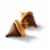 HERSHEY'S KISSES Milk Chocolate Autumn Foils Halloween Candy Bag Perspective: right
