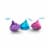 HERSHEY'S KISSES Milk Chocolate Valentine Candy Bag Perspective: right