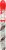 Hershey's Kisses Valentine's Milk Chocolates Filled Heart Cane Perspective: right