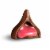 HERSHEY'S KISSES Cherry Cordial Flavored Milk Chocolate Christmas Candy Bag Perspective: right