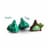 HERSHEY'S KISSES Mint Truffle Dark Chocolate Filled with Mint Truffle Candy Christmas Bag Perspective: right