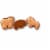 REESE'S Milk Chocolate Peanut Butter Candy Dipped Animal Crackers Bag Perspective: right