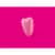 REESE'S Pink Colored Creme Peanut Butter Hearts Snack Size Valentine Candy Bag Perspective: right