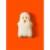 REESE'S White Creme Snack Size Peanut Butter Ghosts Halloween Candy Bag Perspective: right