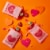 Reese's Milk Chocolate Peanut Butter Hearts Candy Perspective: right