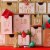 HERSHEY'S KISSES Milk Chocolate with Almonds Candy Christmas Bag Perspective: right