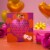REESE'S Milk Chocolate Peanut Butter Heart Valentine Candy Gift Box Perspective: right