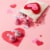 HERSHEY'S HUGS & KISSES Assorted Flavored Valentine Candy Bag Perspective: right