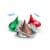 HERSHEY'S KISSES Milk Chocolate Candy Christmas Filled Plastic Cane Perspective: right