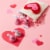 HERSHEY'S HUGS & KISSES Assorted Milk Chocolate and White Creme Candy Valentine's Day Gift Box Perspective: right