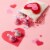 HERSHEY'S HUGS & KISSES Assorted Milk Chocolate and White Creme Candy Valentine's Day Gift Box Perspective: right
