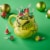 HERSHEY'S KISSES Grinch Milk Chocolate Christmas Candy Plastic Cane Perspective: right