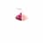 HERSHEY'S KISSES Strawberry Ice Cream Cone Flavored Candy Share Pack Perspective: right