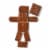 HERSHEY'S Milk Chocolate Build-A-Santa Christmas Candy Bar Perspective: right