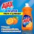 Ajax Ultra Triple Action Liquid Dish Soap Orange Perspective: right