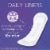 Poise Daily Incontinence Panty Liners Two Drop Very Light Regular Pantiliners Perspective: right