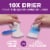 Poise Daily Microliners Incontinence Panty Liners 1 Drop Lightest Long Pantiliners Perspective: right