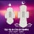 U by Kotex Balance Ultra Thin Overnight Pads with Wings Extra Heavy Absorbency Perspective: right