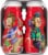 Danimals® Smoothie Swingin' Strawberry Banana & Rockin' Raspberry Yogurt Smoothies Multipack Perspective: right