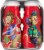 Danimals® Raspberry and Strawberry Banana Kids Low Fat Yogurt Smoothies Perspective: right