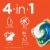 Tide PODS Ultra Oxi Liquid Laundry Detergent Soap Pacs Perspective: right