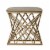Mikkeli Square Upholstered Stool Perspective: right