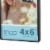 Snap® 4x6 Front Load Photo Frame - Black Perspective: right
