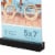 Snap® 5x7 Clear Photo Frame with Black Base Perspective: right