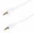 2 Pc Aux Auxiliary Cable 3.5mm Male to Male Auxiliary 6Ft Audio Jack Cord White Perspective: right