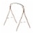 Woodlawn Patio Swing Frame with Steel Tubing and Powder Coated Finish, Bronze Perspective: right