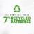 Energizer Rechargeable D Batteries (2 Pack) D Cell Batteries Perspective: right