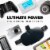 Energizer Ultimate Lithium 9V Batteries , Lithium 9 Volt Batteries Perspective: right