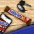 Snickers Original Milk Chocolate Candy Share Size Bar Perspective: right