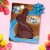 Dove Milk Chocolate Solid Easter Bunny Candy Box Perspective: right