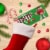 M&M'S Milk Chocolate Red & Green Christmas Candy Box Perspective: right