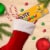 M&M'S Peanut Milk Chocolate Christmas Candy Gift Box Perspective: right