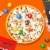 M&M'S Peanut Butter Milk Chocolate Candy Family Size Bag Perspective: right