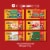 M&M'S Peanut Chocolate Christmas Candy Share Size Pack Perspective: right