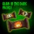 Snickers Chocolate Bars Glow In The Dark Fun Size Halloween Candy Trick or Treat Packs Perspective: right