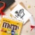 M&M'S Peanut Chocolate Graduation Candy Party Size Bag Perspective: right
